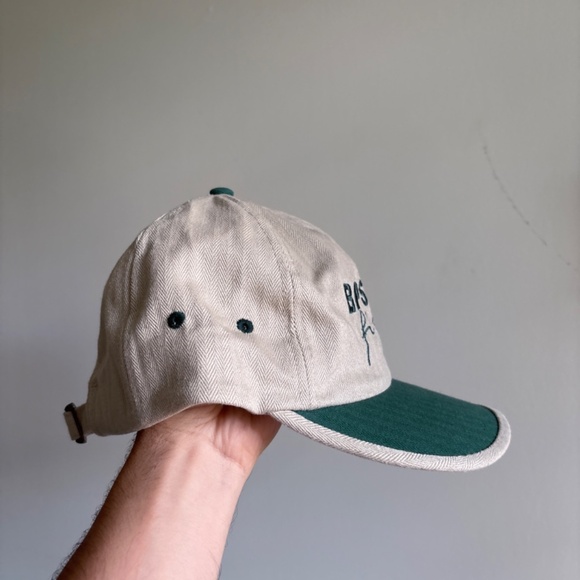 vintage 2 tons BPS FIRST dad hat strapback green beige - Picture 4 of 7